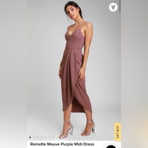 Mauve Lulus dress
